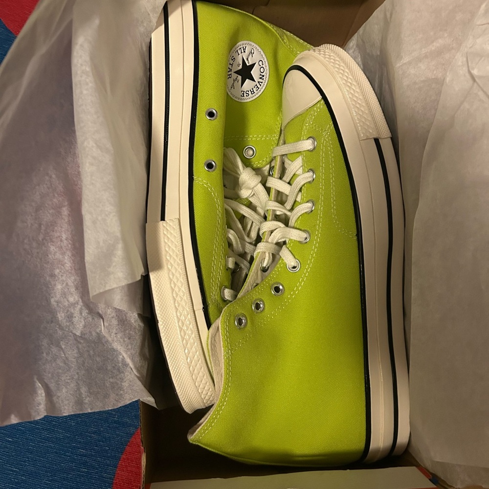 Converse chuck taylor neon green Lime Green Sneakers men’s 11.5 NIB